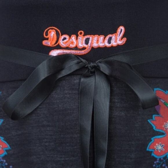 Desigual Floral Dress in Black | Size M - Picture 3 of 11